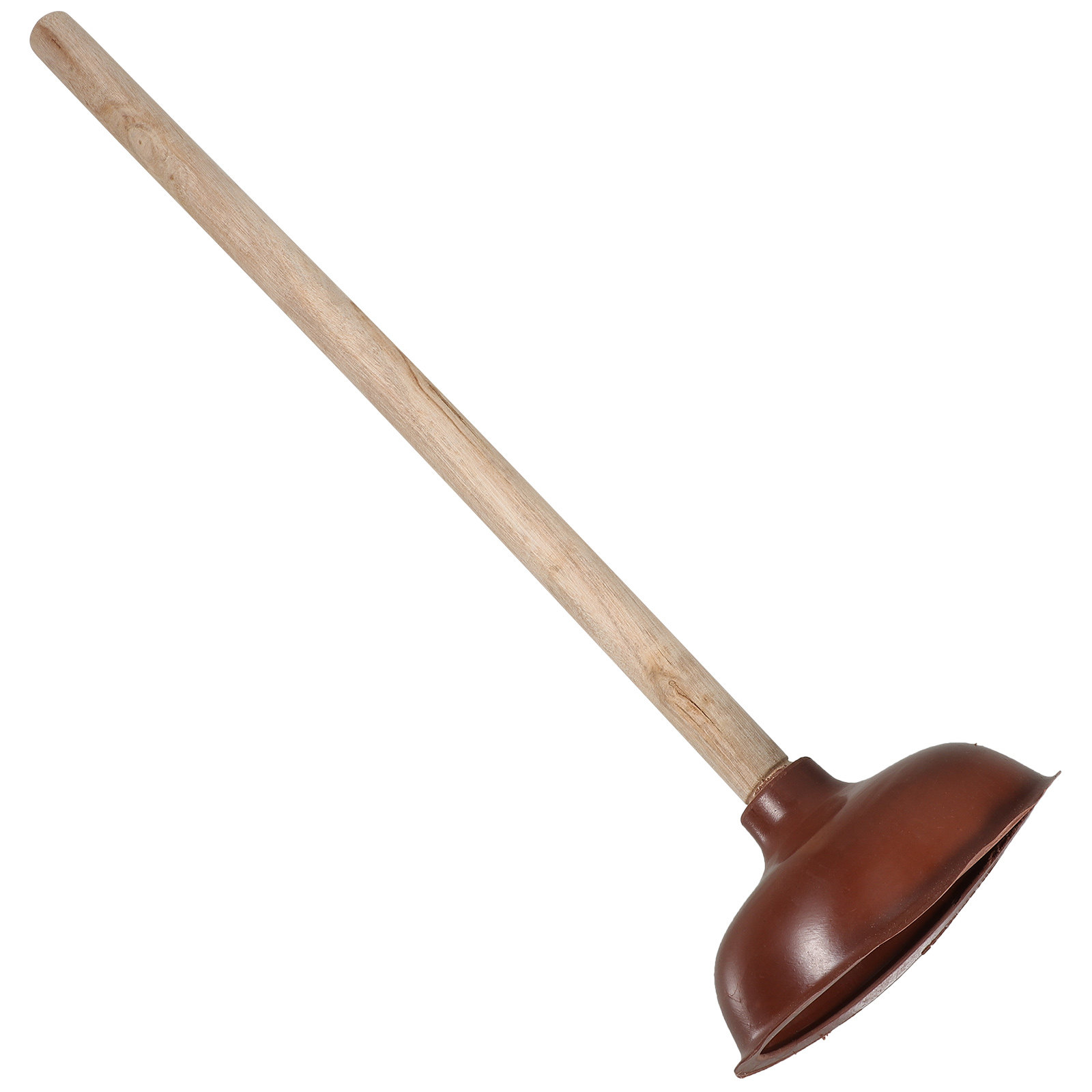 Wooden Rubber Toilet Plunger C - مراجعة Home Bathroom Supplies وسعره