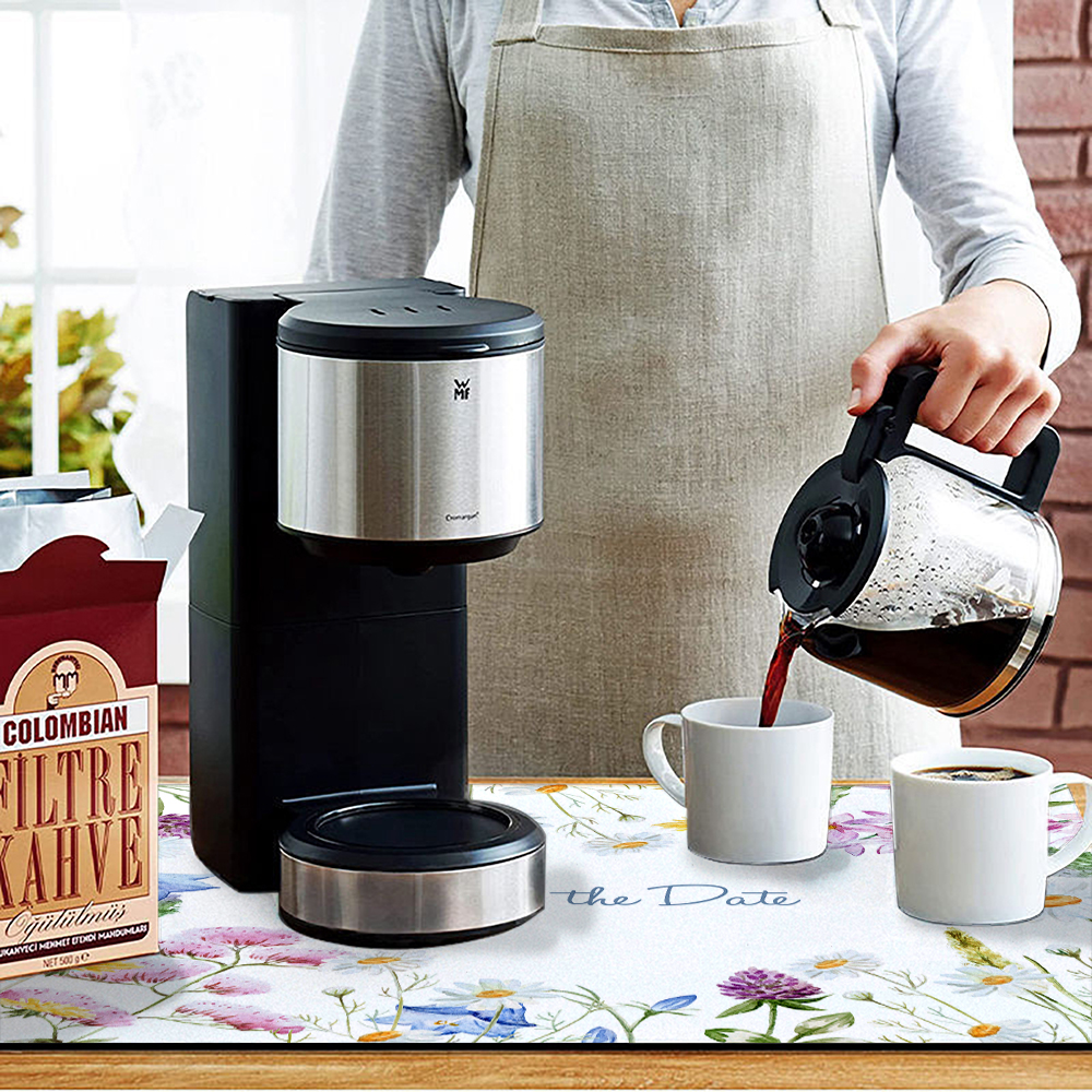 Absorbent Coffee Mat Dish Drai - مراجعة Zara Home Bathroom Mat وسعره