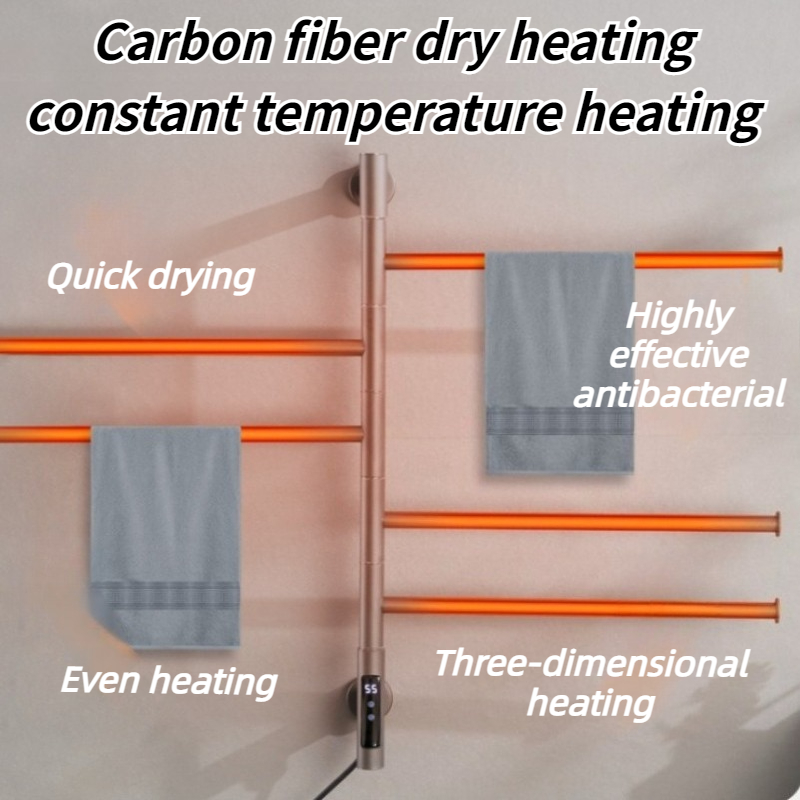 Electric Heated Towel Rail Rot - مراجعة Home Bathroom Supplies وسعره