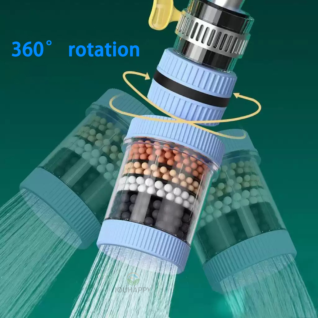 6 Layers Faucet Water Filter U - مراجعة Shower Head Rain وسعره